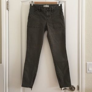 Madewell Military Inspired Mid-rise Skinny Pants